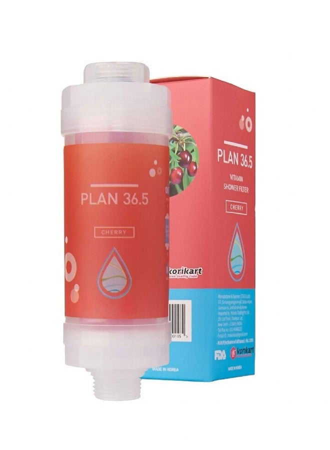 Plan 36.5 Premium Vitamin C Korean Shower Filter for Bathroom Shower (Cherry) - Image 1